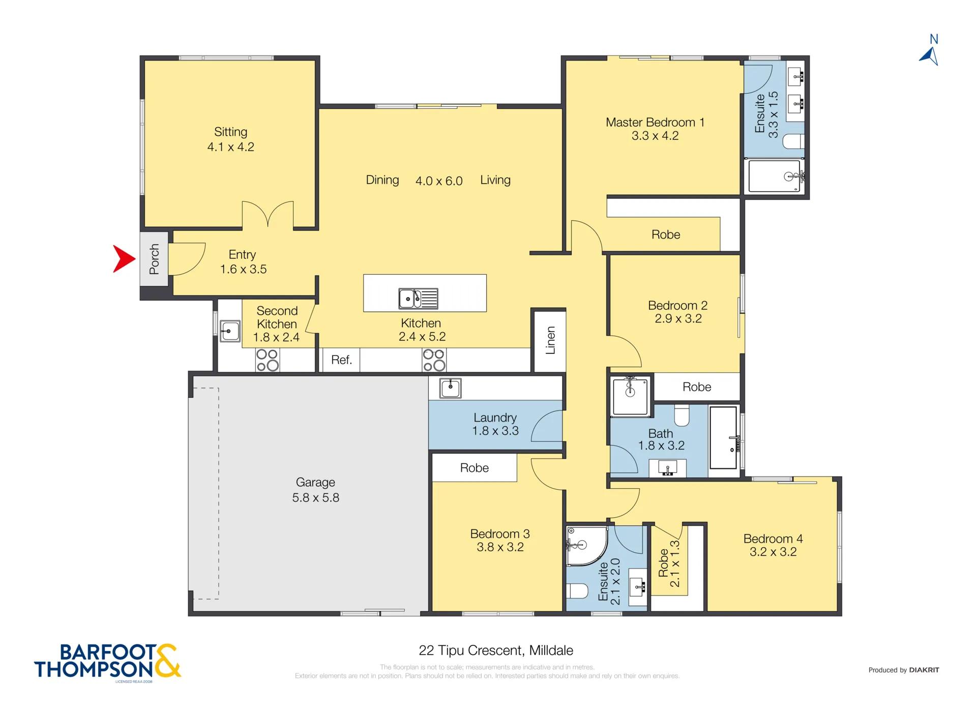22 Tipu Crescent floor plan