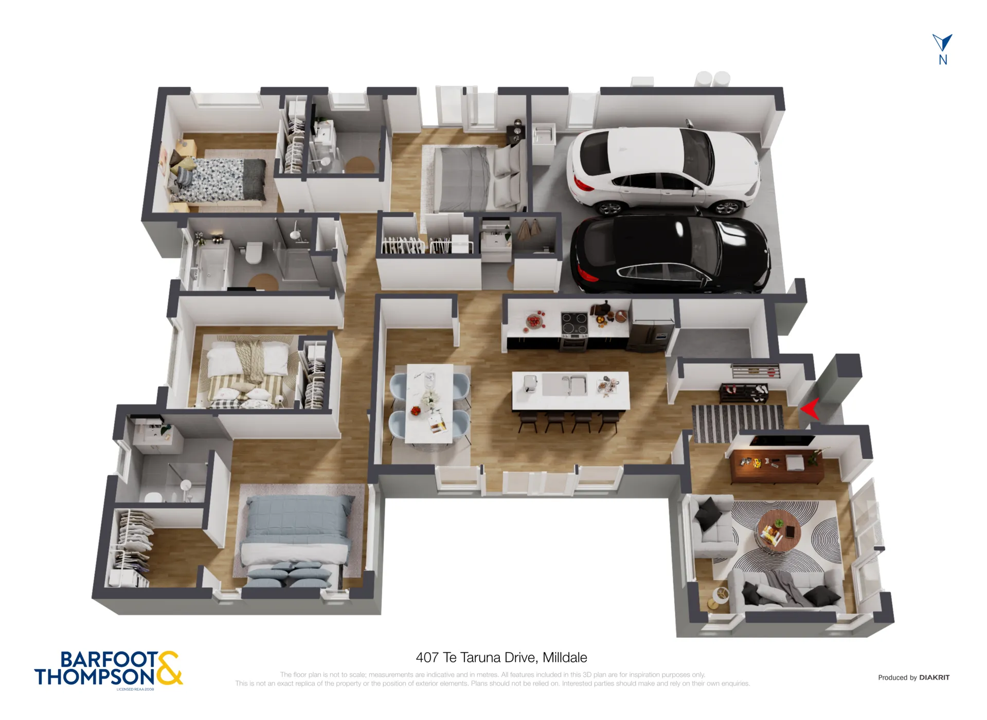407 Te Taruna Drive floor plan